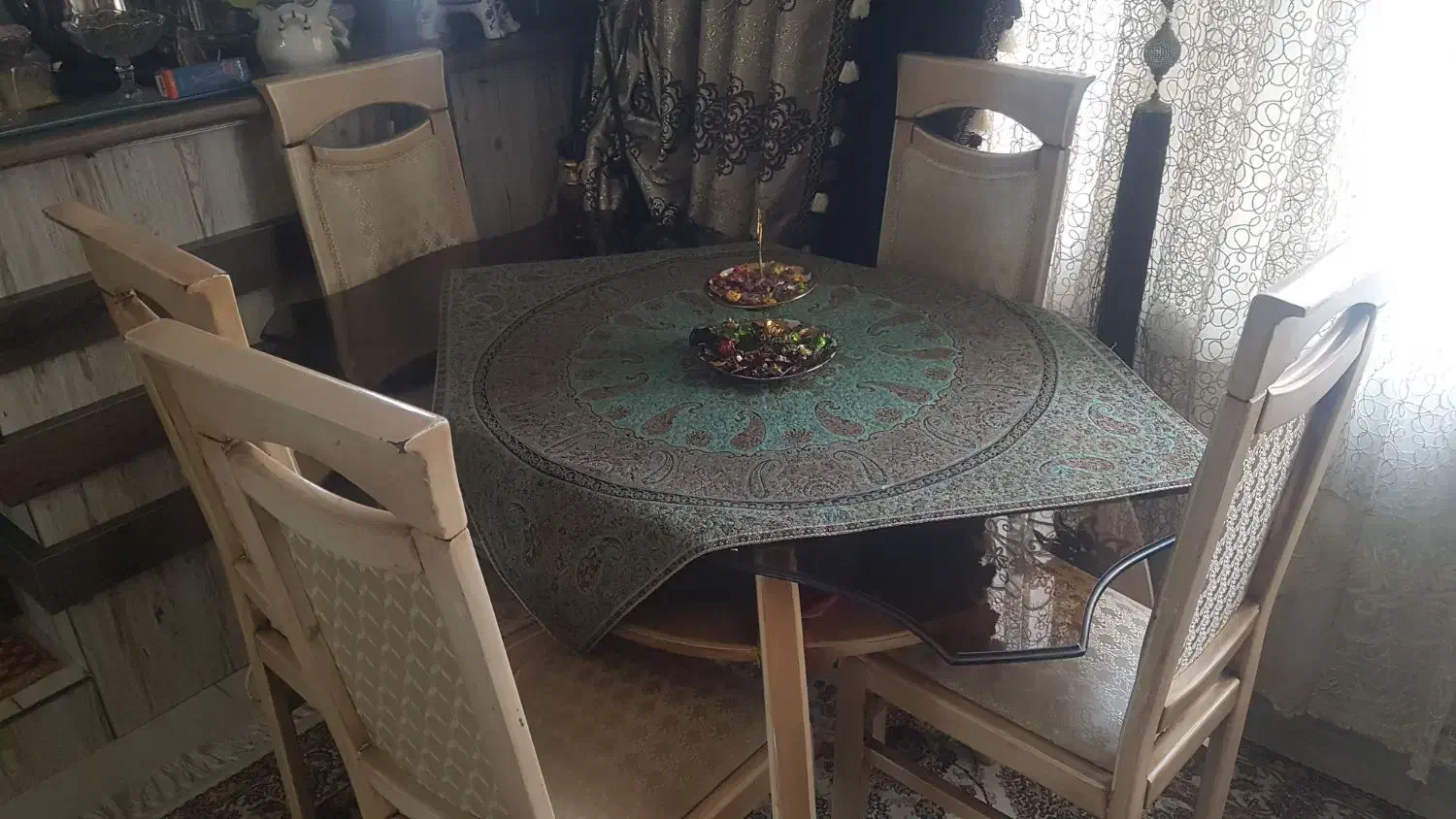 میزوصندلی غذاخوری ۶نفره سالم درحدنو|میز و صندلی غذاخوری|اندیشه, اندیشه فاز ۴|دیوار