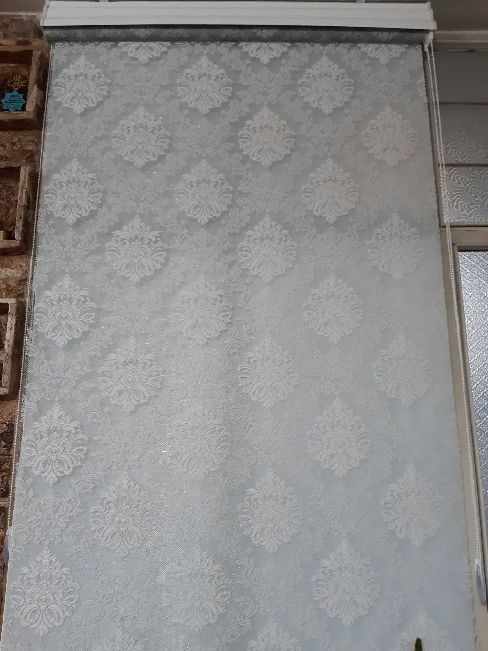 پرده زبرادومکانیزه پارچه ترک درحدنوتمیزوسالم|پرده، رانر، رومیزی|ری, شهرک نظامی|دیوار