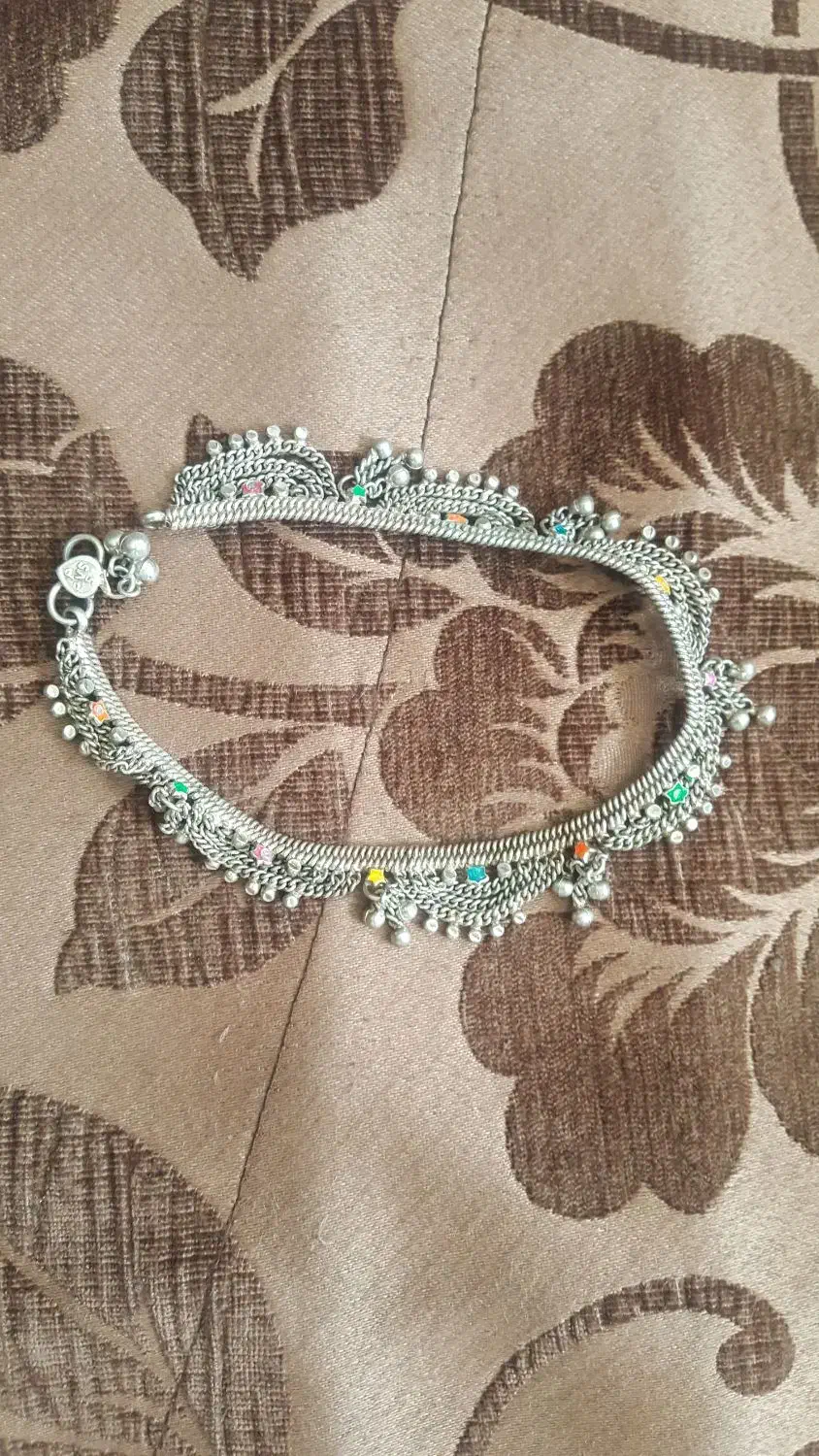 پابند نقره قدیمی|جواهرات|تبریز, |دیوار