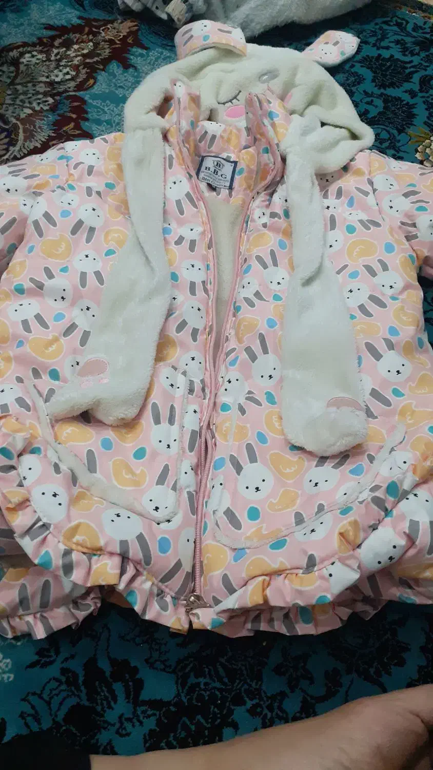 کاپشن دخترانه طرح خرگوشی|لباس|پاکدشت, پاکدشت (مامازند)|دیوار