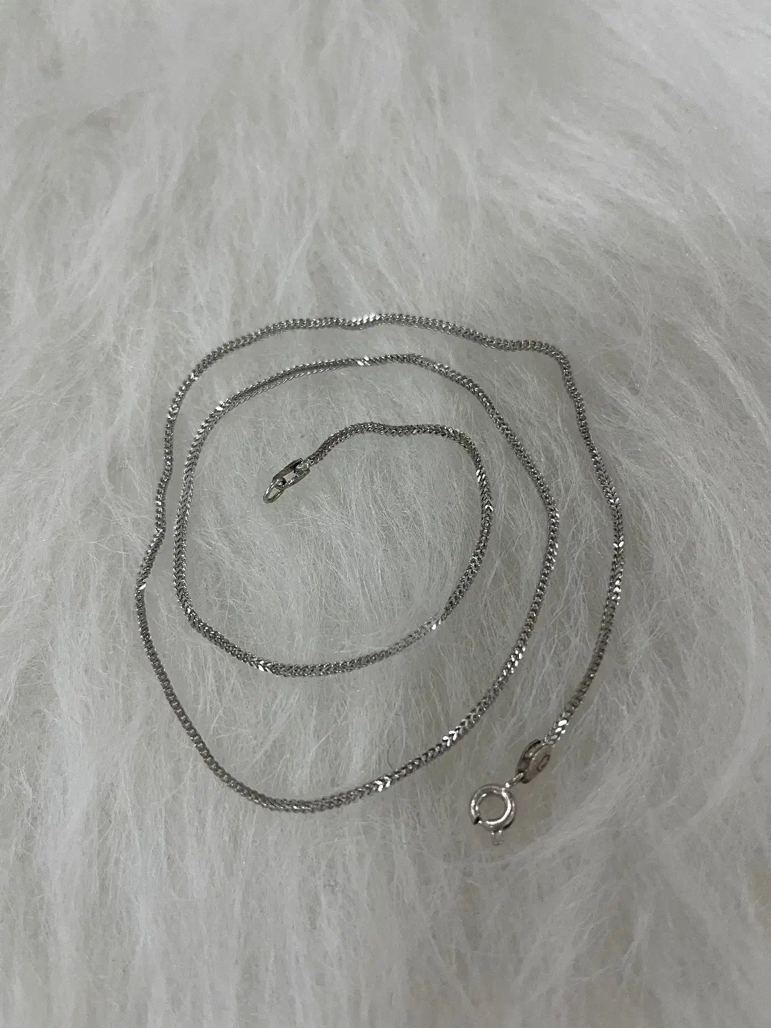 زنجیر طلا سفید ایتالیایی محکم نوی نو|جواهرات|قم, بکایی|دیوار