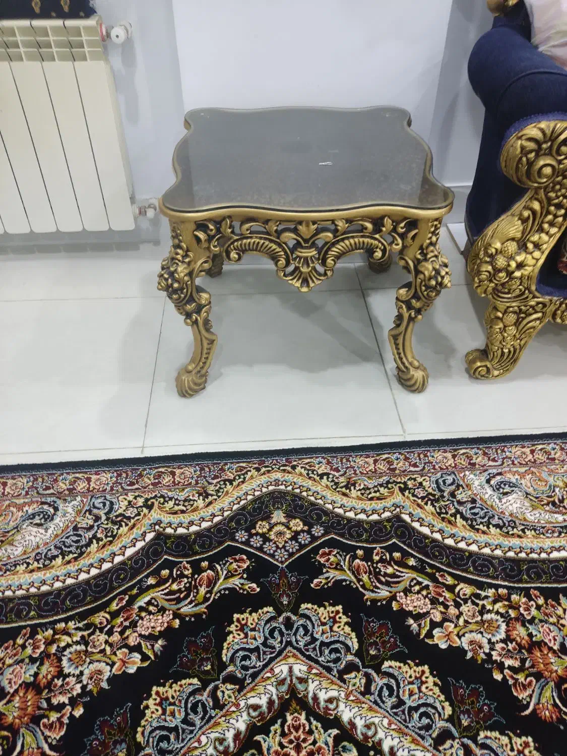 فروش مبل سلطنتی باعسلی|مبلمان خانگی و میز عسلی|سقز, |دیوار