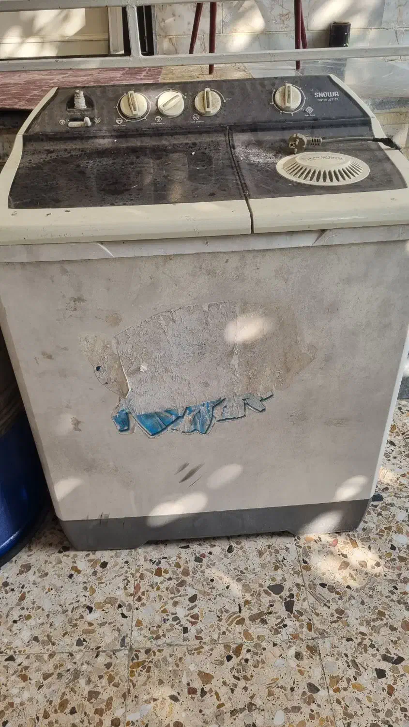 لباسشویی دو قلو|ماشین لباسشویی و خشککن لباس|رشت, آب و برق|دیوار