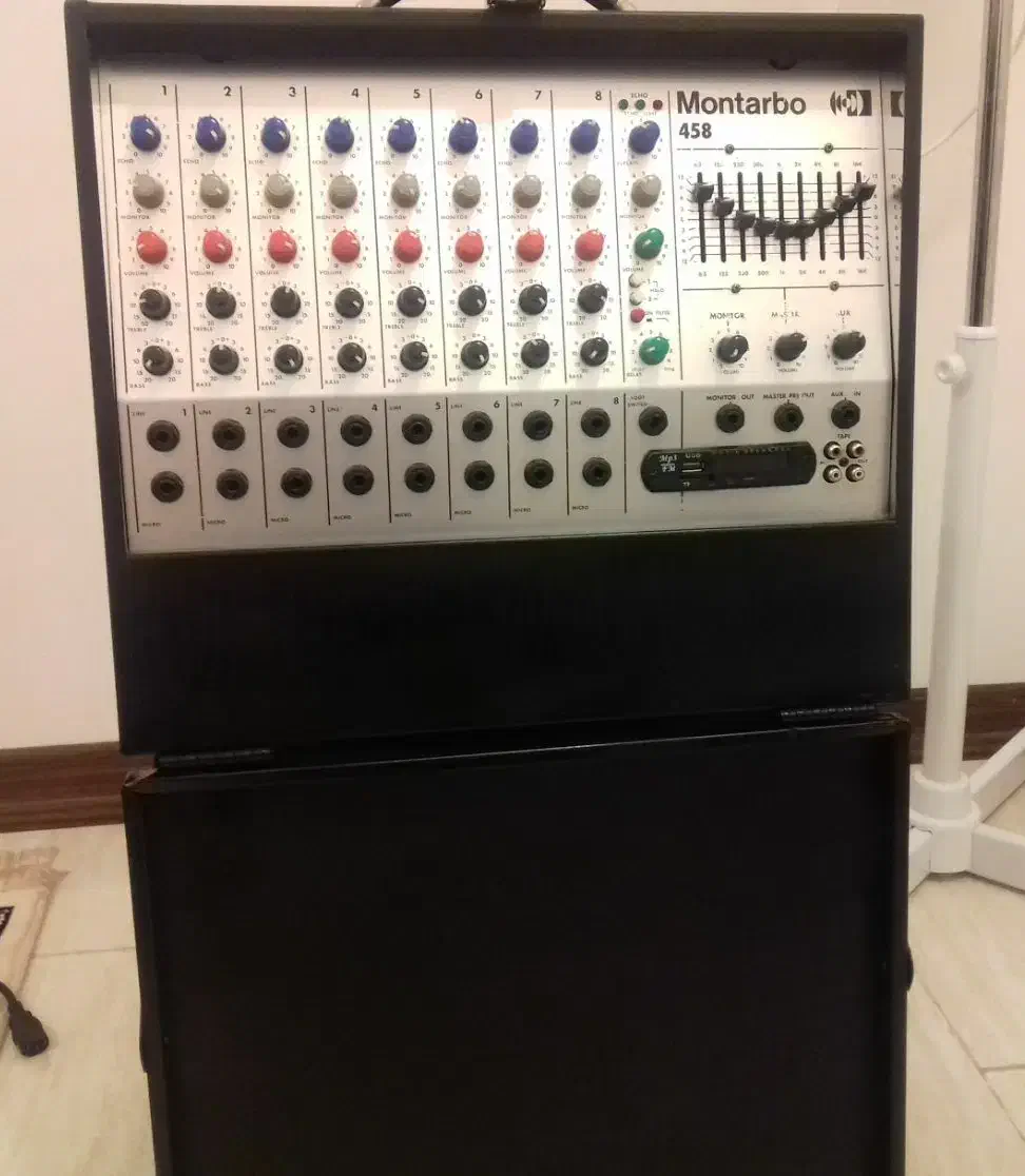 اکو آمپلی مونتاربومدل۴۵۸اصل ایتالیاو اورجنال۳کانال|صوتی و تصویری|اصفهان, آبشار|دیوار