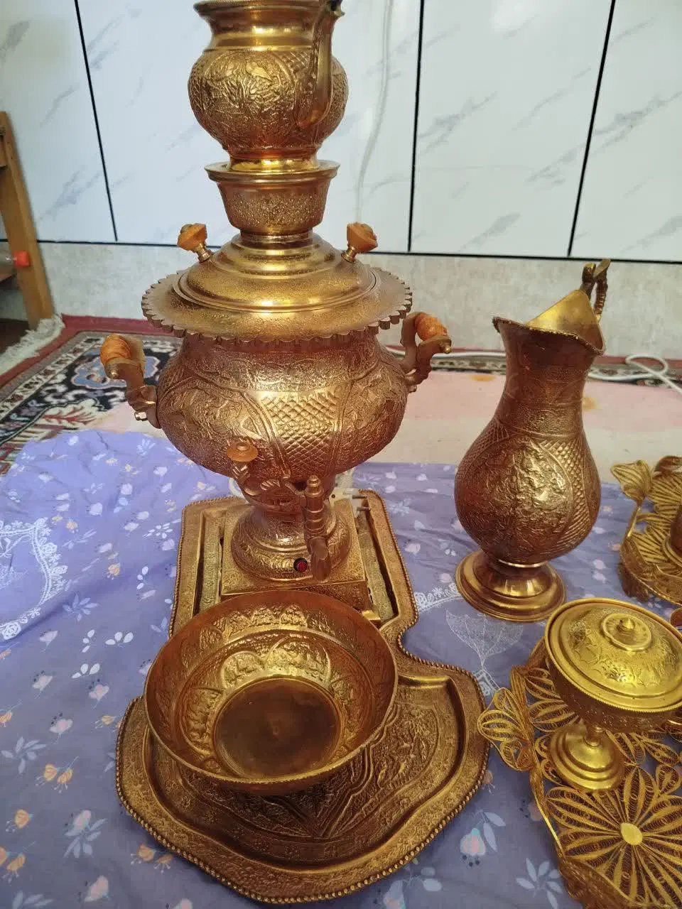 زیور الات اب طلا با سرویس کامل|جواهرات|اصفهان, وحید|دیوار