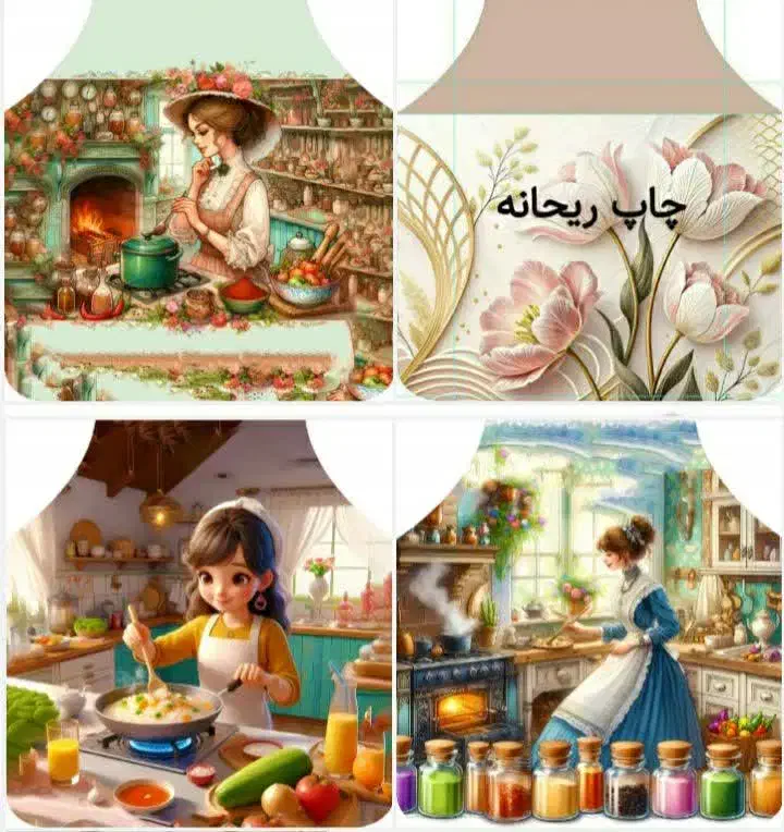 پیشبند جنس مخمل|سفره، حوله، دستمال آشپزخانه|اراک, |دیوار