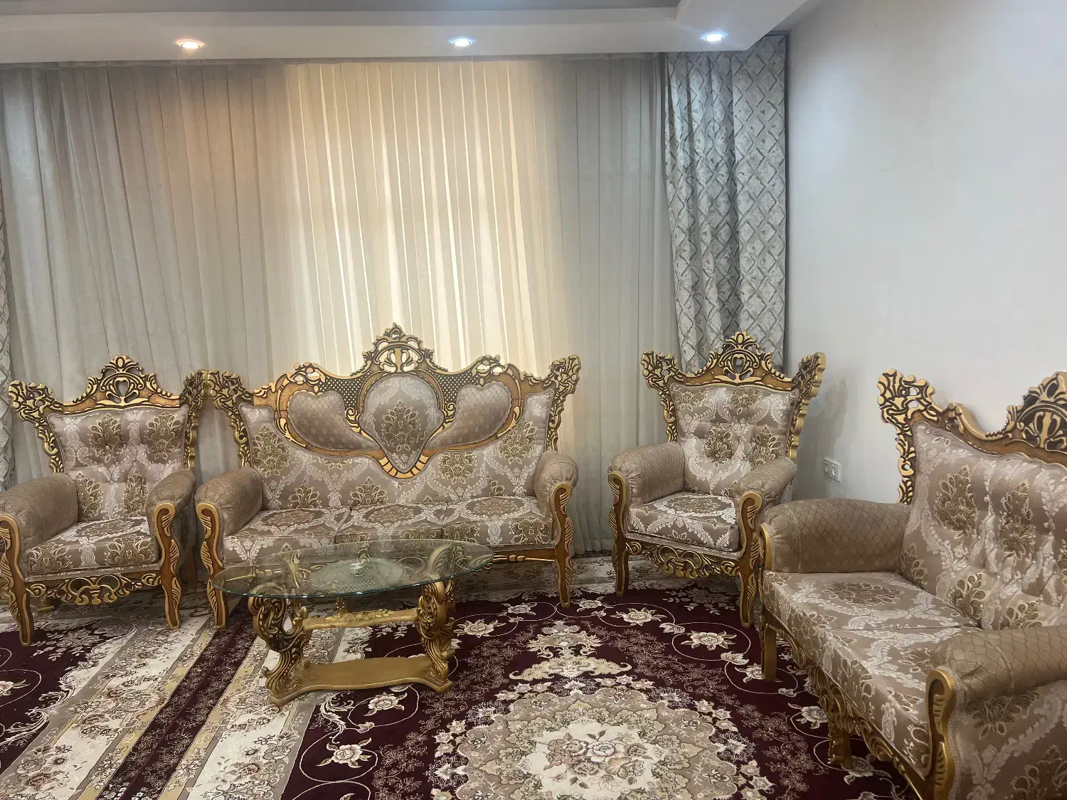 مبل ۷نفره|مبلمان خانگی و میز عسلی|کازرون, |دیوار