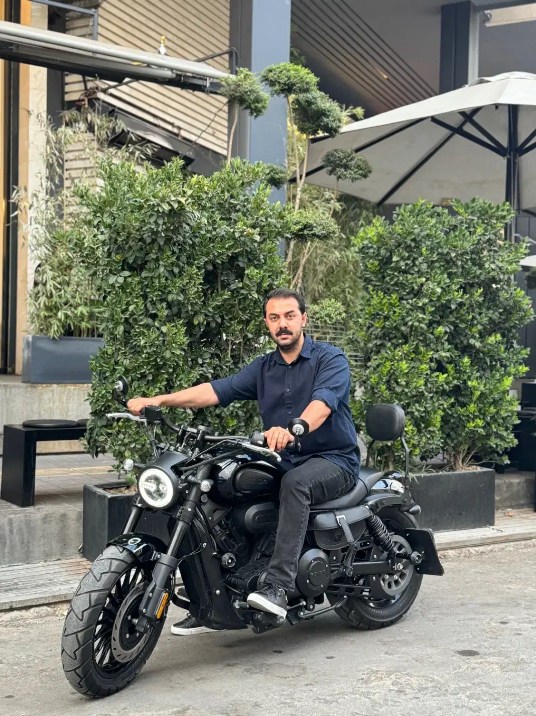 بندا|موتورسیکلت|شیراز, تپه تلویزیون|دیوار