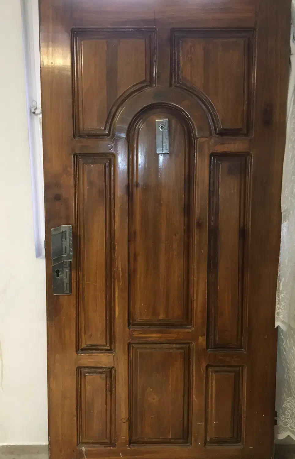 درب چوبی راست گرد با دستگیره - چشمی - قفل و مغزی|مصالح و تجهیزات ساختمان|تهران, سازمان برنامه جنوبی|دیوار