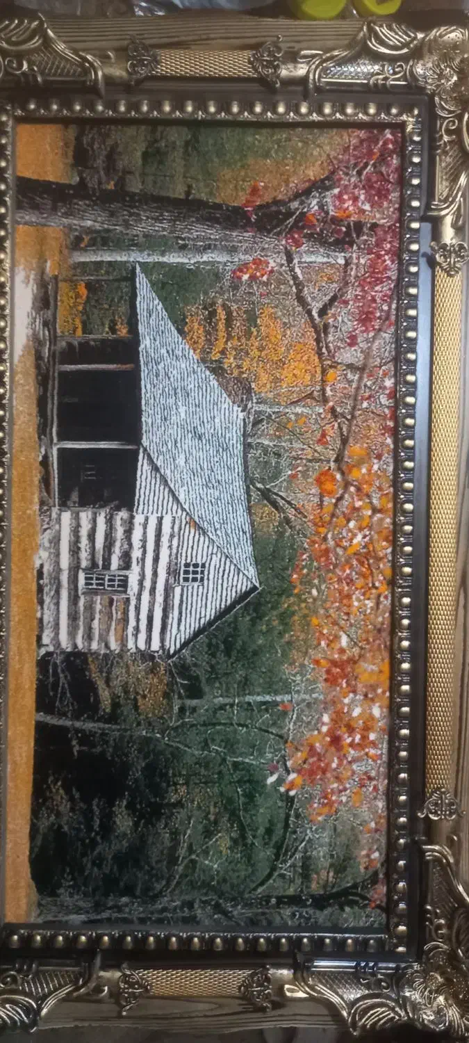 دو عدد تابلو فرش ماشینی در حد نو|تابلو فرش|ملایر, |دیوار