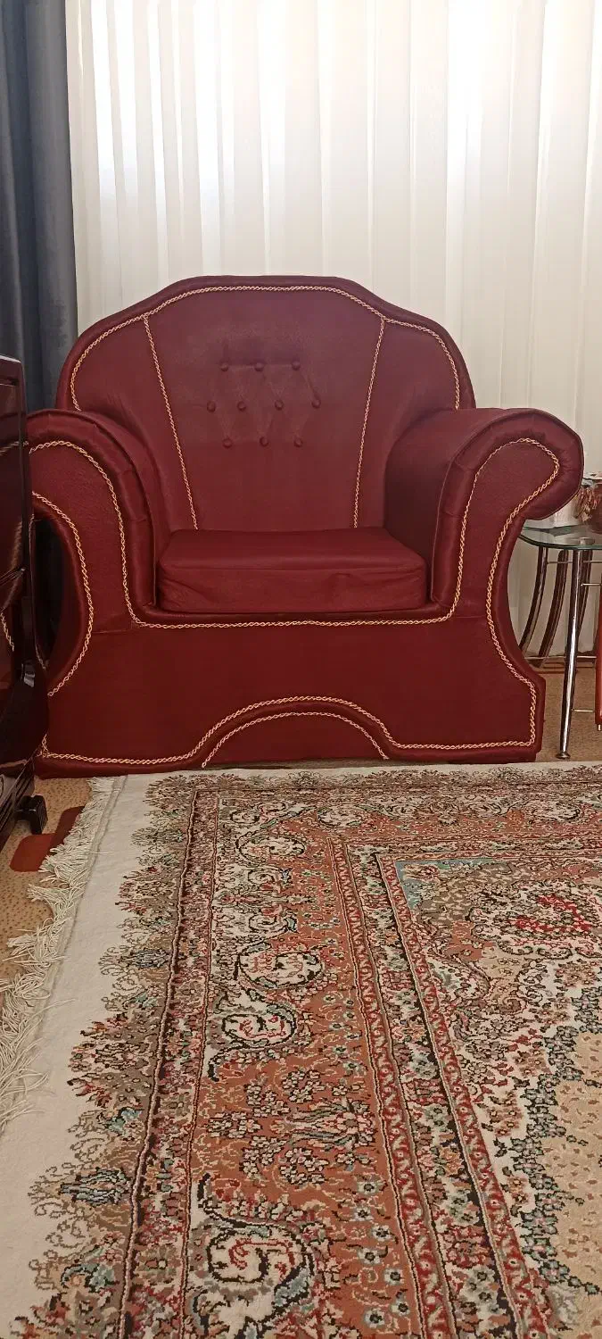 مبل هفت نفره همراه میز و عسلی|مبلمان خانگی و میز عسلی|بجنورد, |دیوار