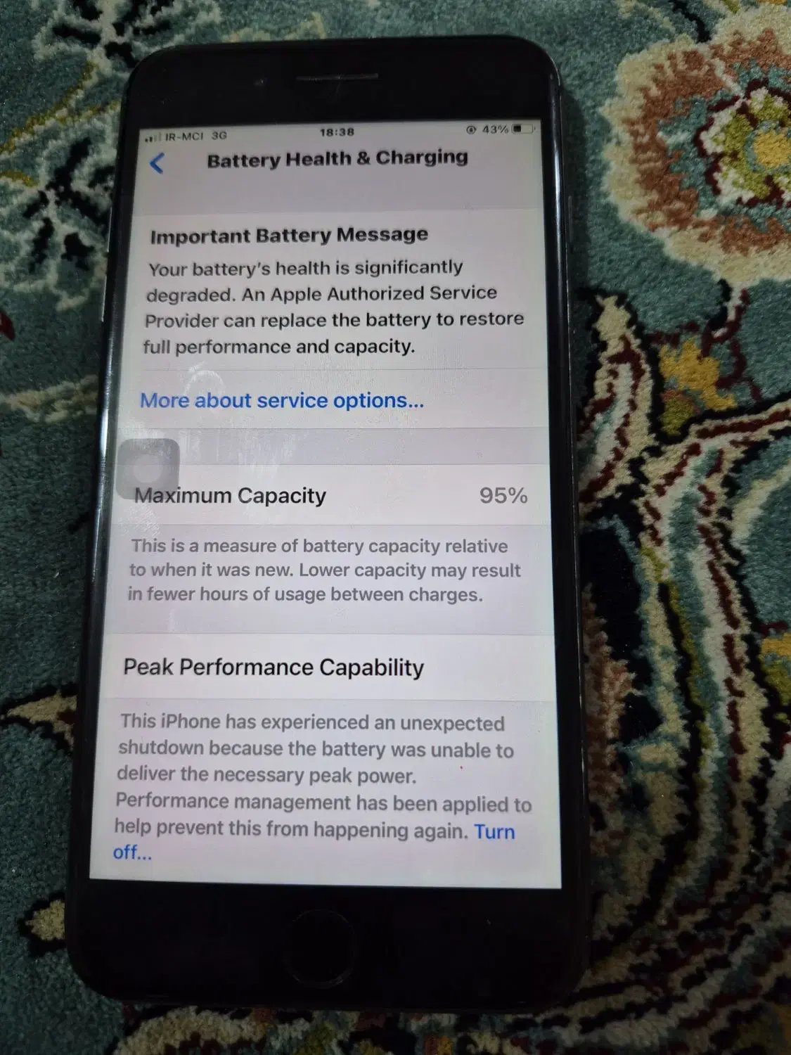 گوشی آیفون ۸ پلاس|موبایل|مشهد, امیر|دیوار