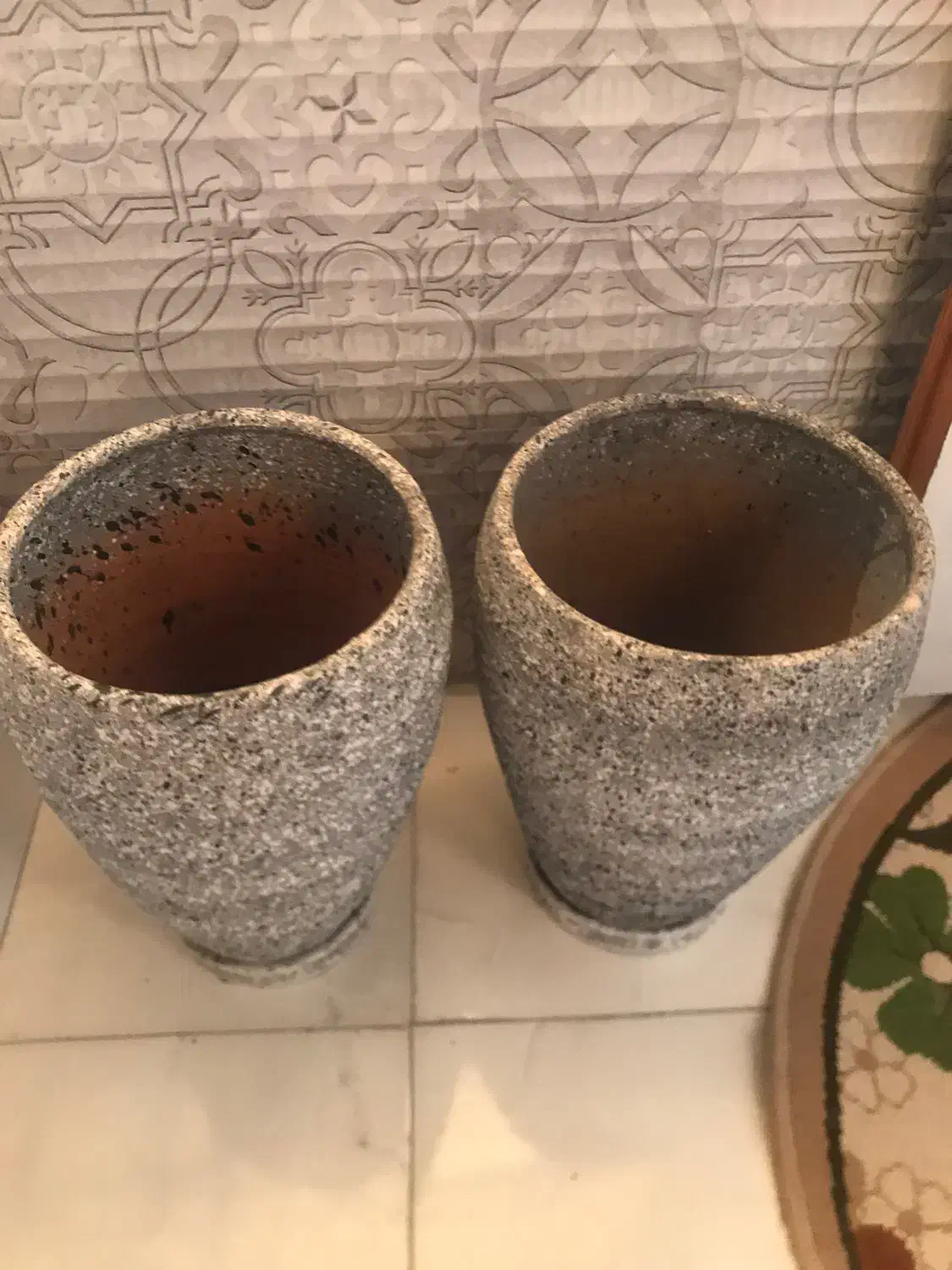 گلدان سفالی|گل و گیاه طبیعی|رشت, معلولین|دیوار