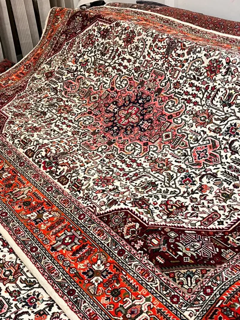 جفت ۶متری کرم  دستبافت تبریز|فرش|تهران, جهاد|دیوار