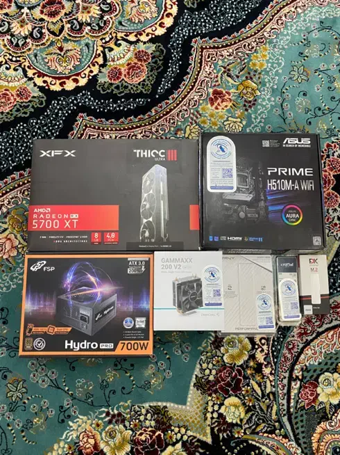 کیس سیستم گیمینگ rx5700xt i5 11400f 16g|رایانه رومیزی|مشهد, رستگار|دیوار