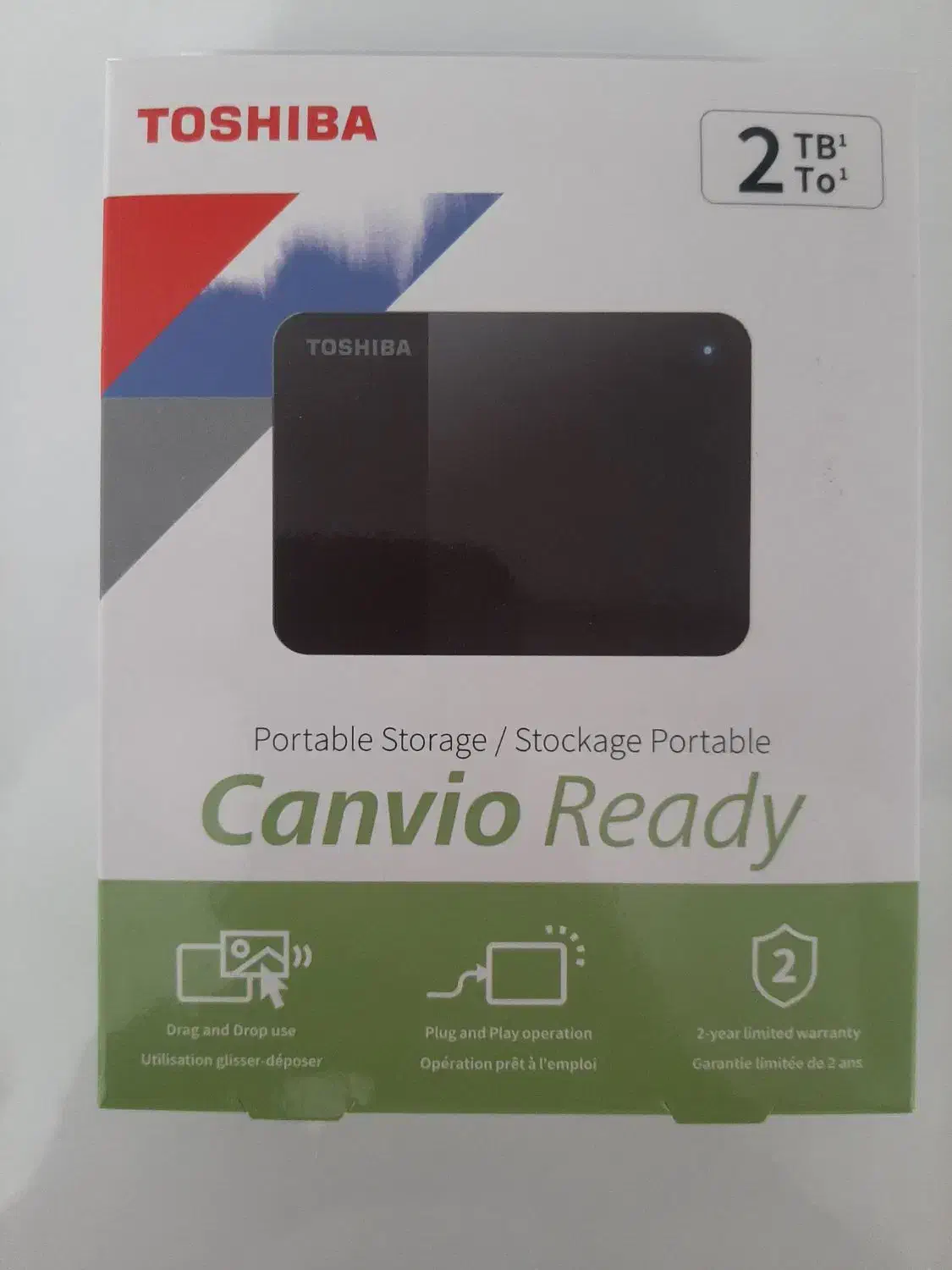 هارد اکسترنال توشیبا ۲ترا بایت|قطعات و لوازم جانبی رایانه|یزد, |دیوار