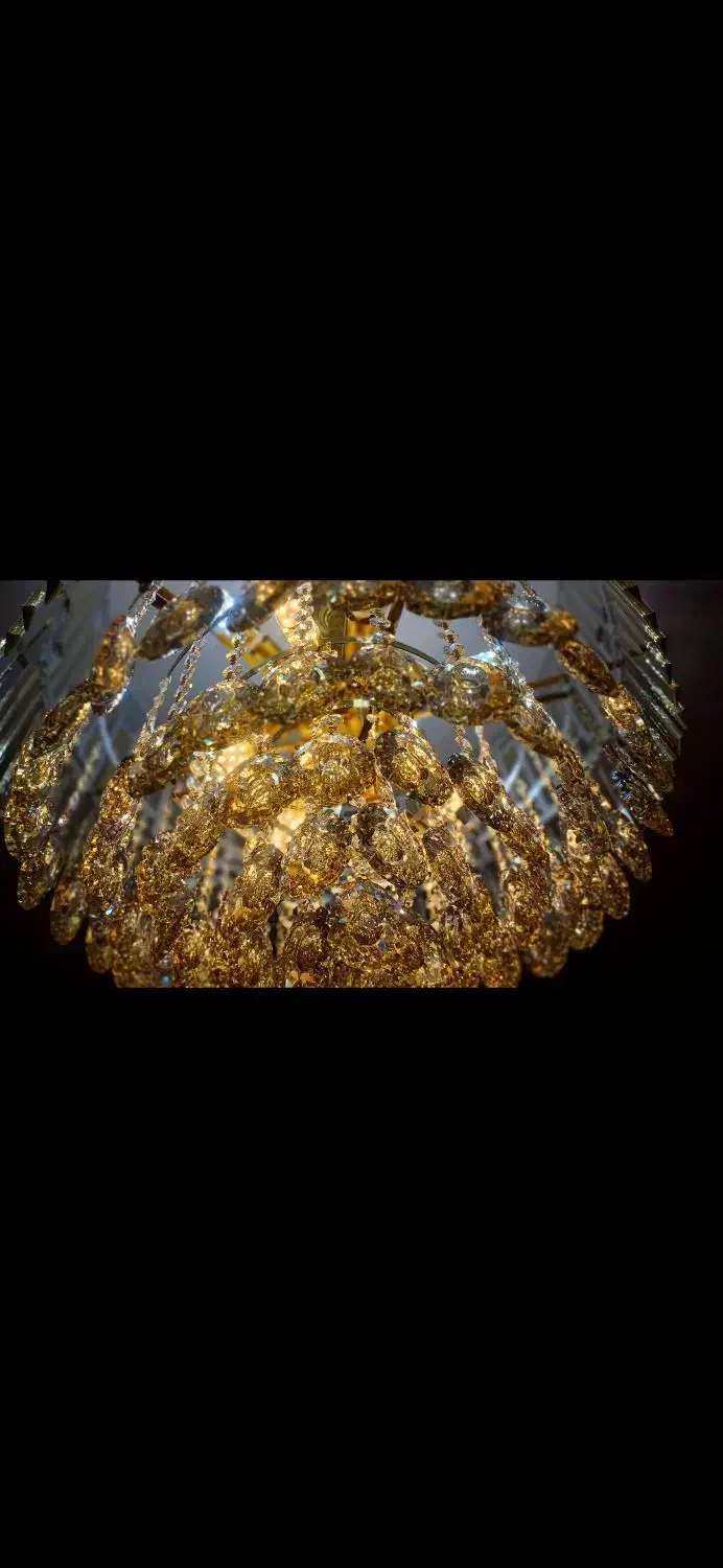 لوستر کریستالی|لوستر و چراغ آویز|خمینی‌شهر, |دیوار