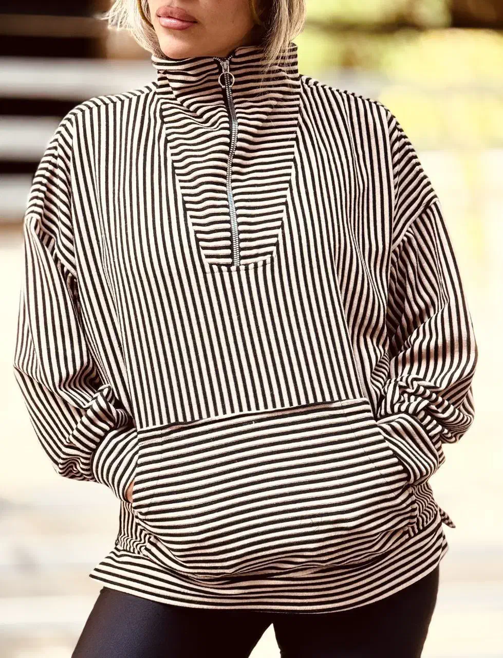 نیم زیپ راه راه فقط 398 هزار تومان|لباس|فردیس, فردیس|دیوار