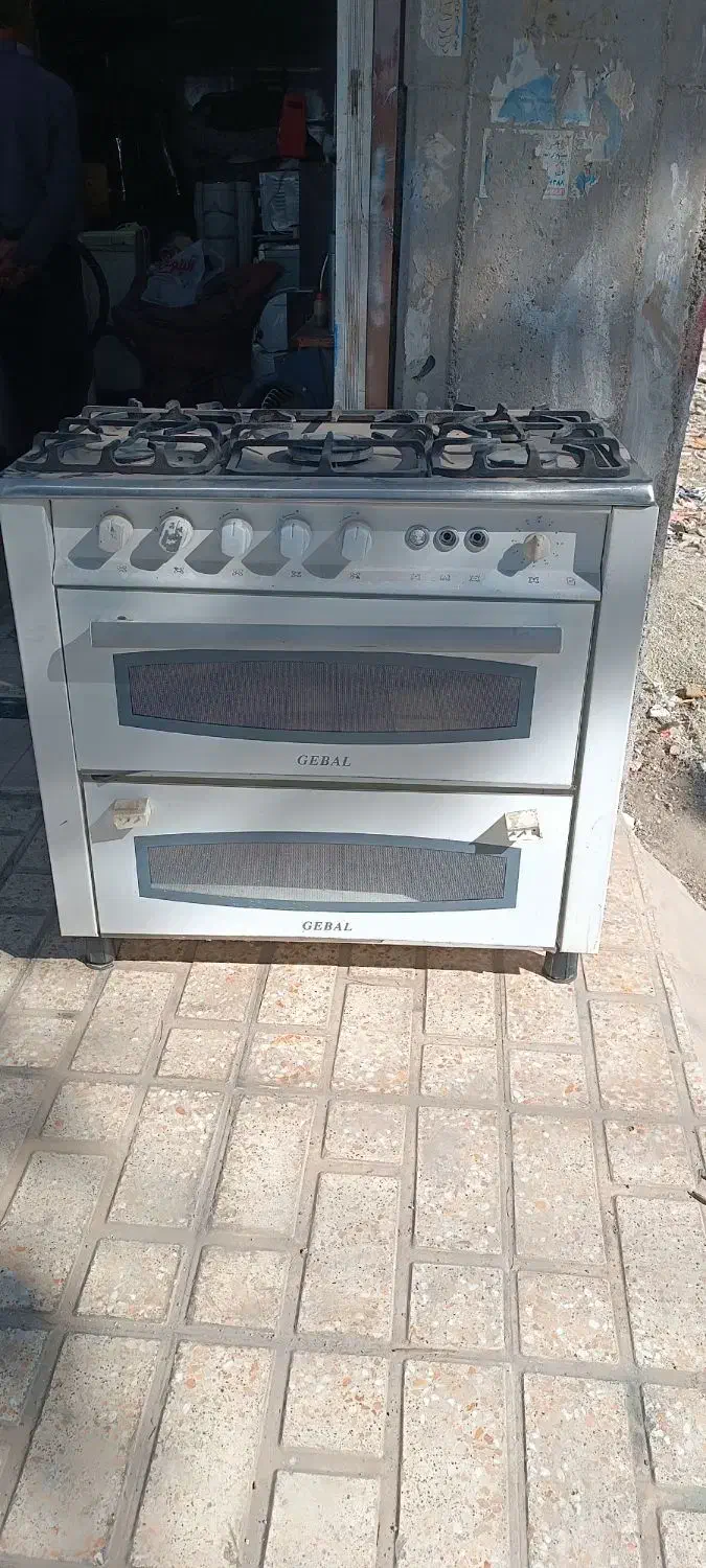 اجاق گاز طرح فر پنج شعله سالم|اجاق گاز و لوازم برقی پخت‌وپز|نسیم‌شهر, |دیوار