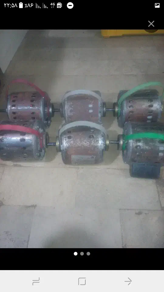 سوخته دینام داغی موتور کولر|کولر آبی|ری, دولتآباد|دیوار