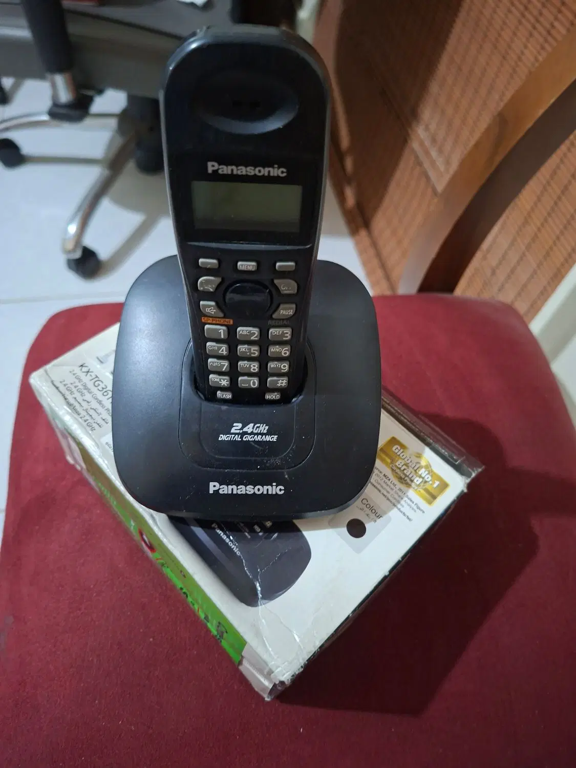 تلفن بیسیم پاناسونیک Panasonic KX-TG3611BX|تلفن رومیزی|تهران, گلستان (شهرک راه آهن)|دیوار