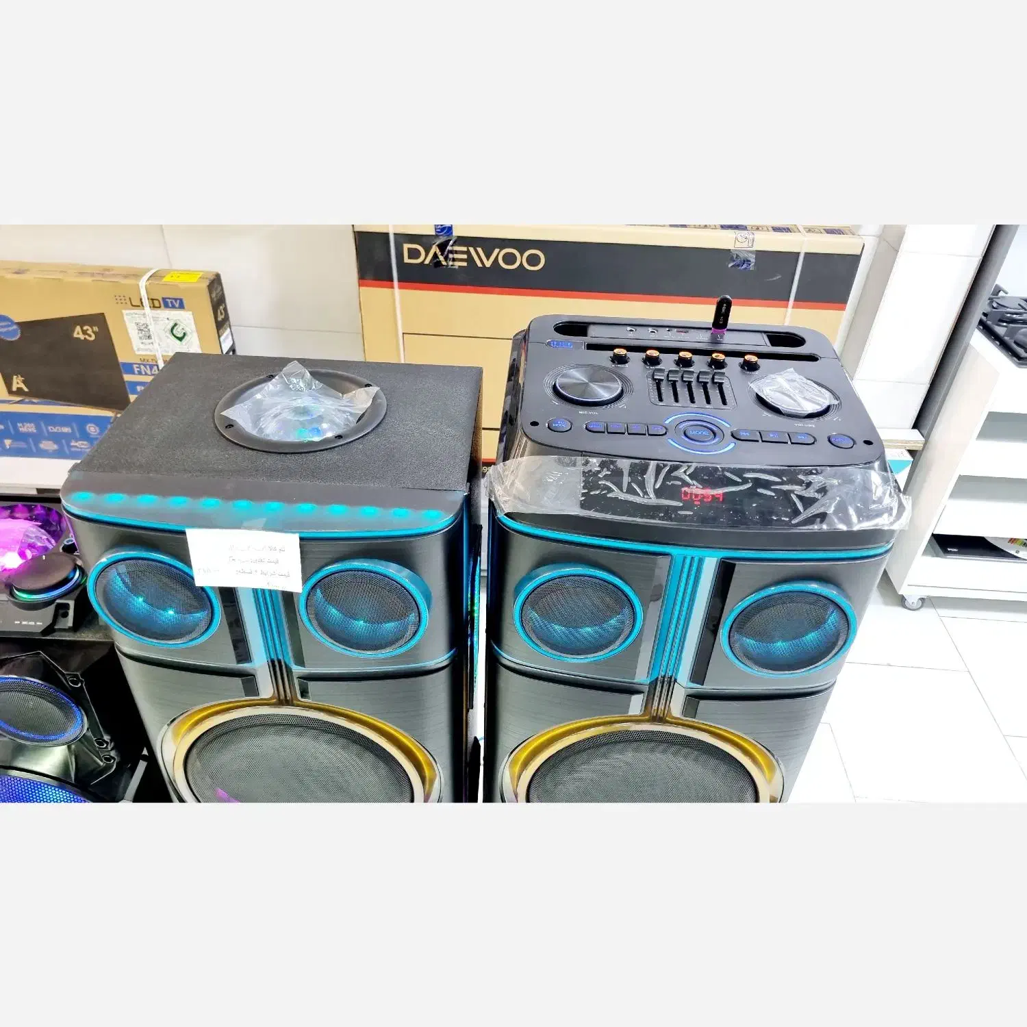 اسپیکر دوقلو بزرگ جی بی ال|سیستم صوتی خانگی|کوهدشت, |دیوار