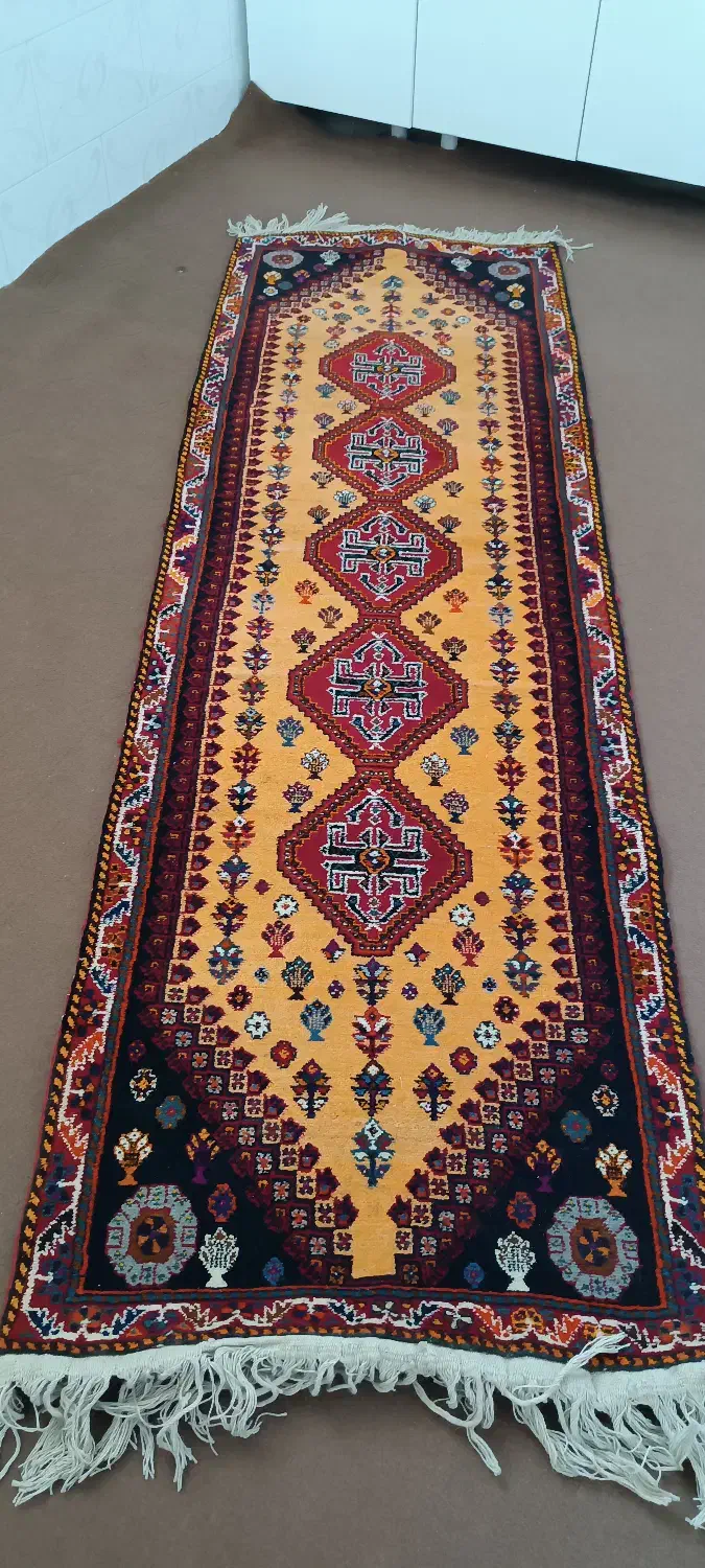 قالی باریکه 2.5 متری|فرش|مرودشت, ژیان|دیوار