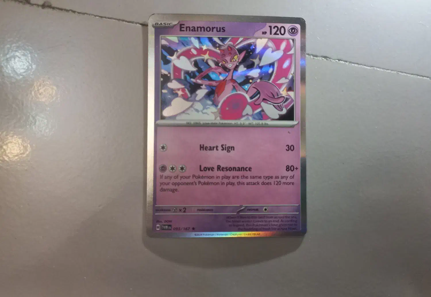 پوکیمون کارت افسانه ای holo rare/enamorus|کلکسیون و سرگرمی|تهران, جمال‌زاده|دیوار