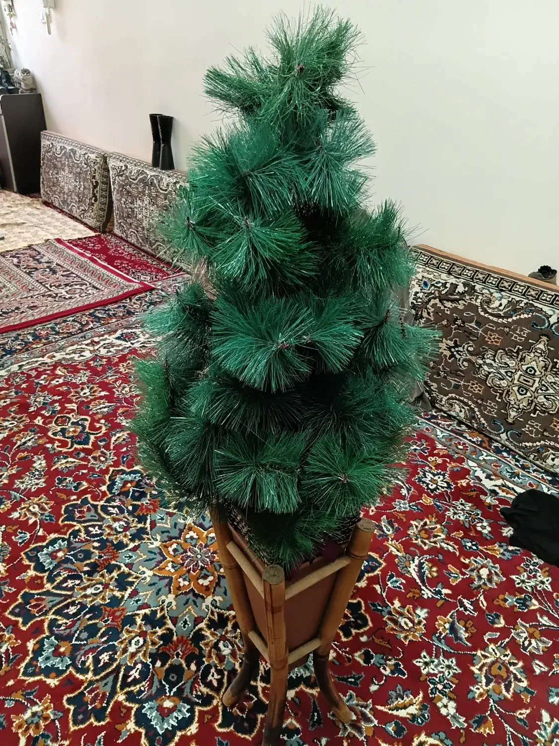 درختچه ی گل مصنوعی کریسمس|گل مصنوعی|سبزوار, امام خمینی (ناوی)|دیوار