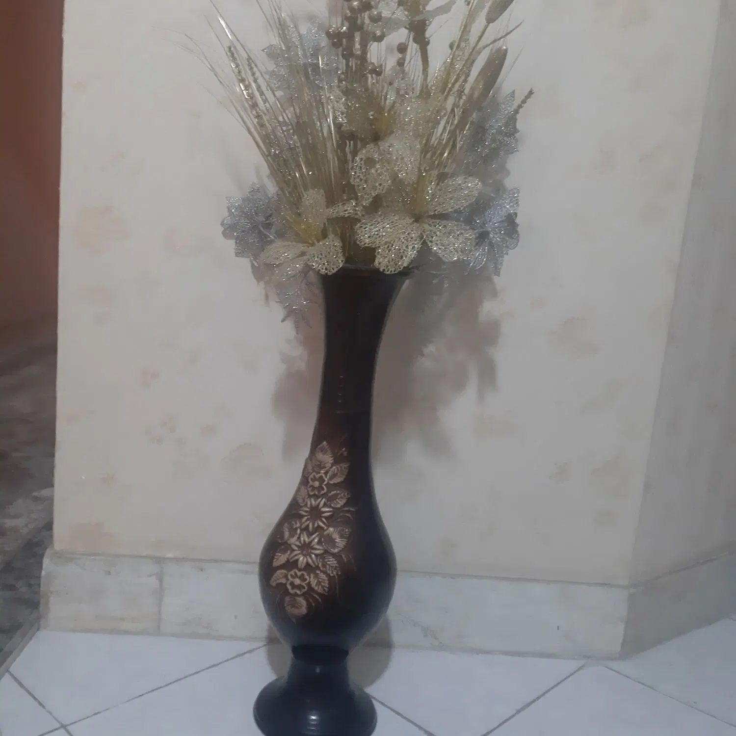گل وگلدان|گل و گیاه طبیعی|ساوه, |دیوار