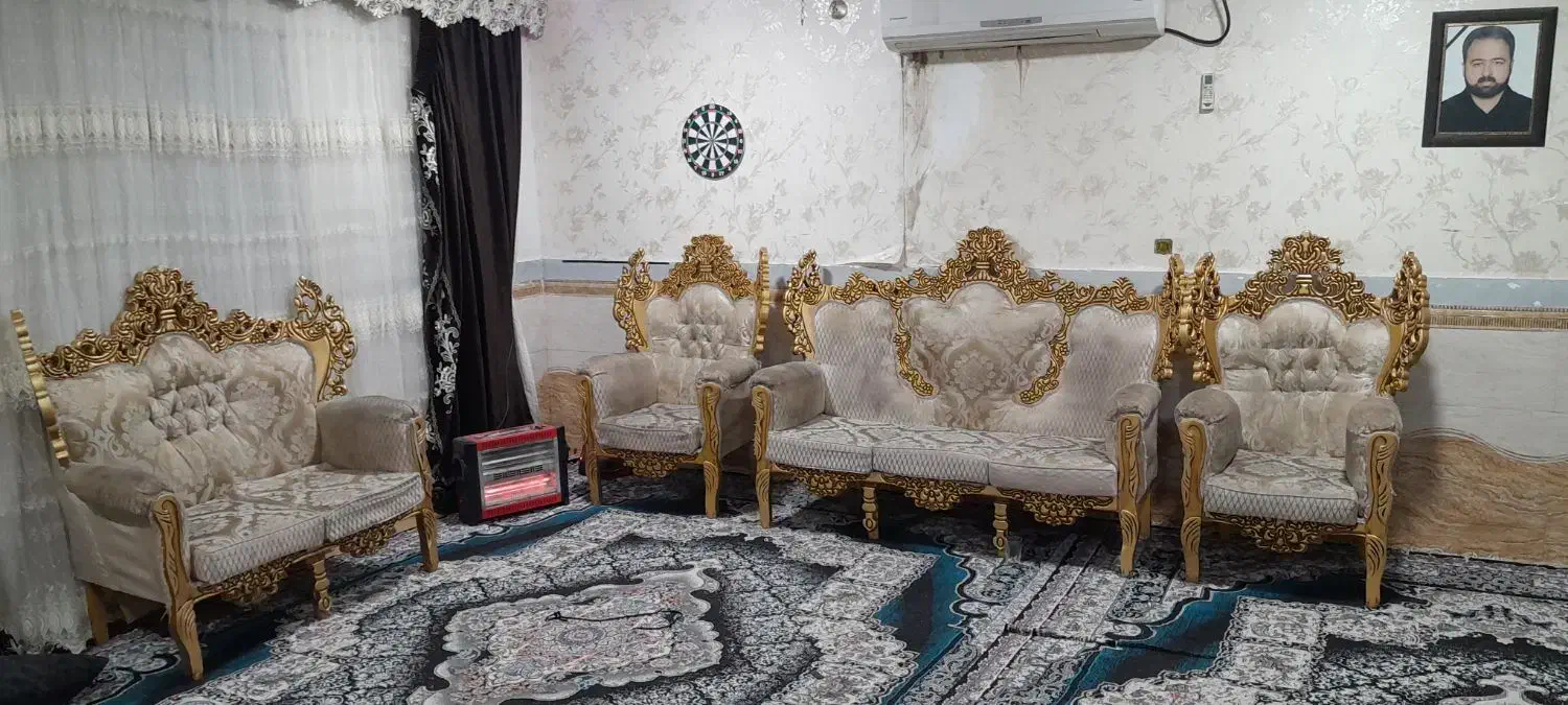 مبل ۷ نفره تمیز|مبلمان خانگی و میز عسلی|بندر ماهشهر, |دیوار