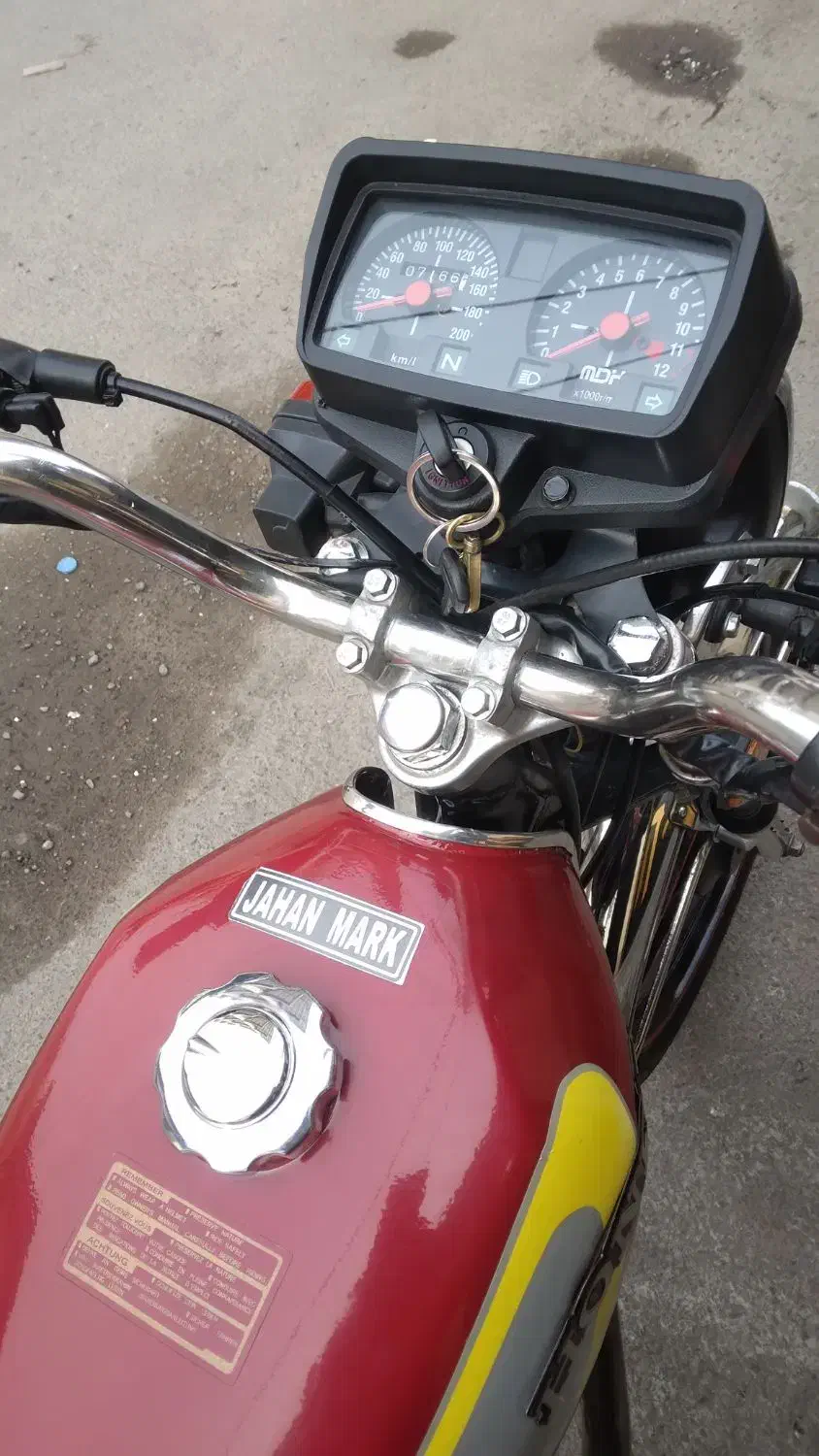 فروش موتورهُندا ۲۰۰ مدل۹۵(تقویت)|موتورسیکلت|رشت, عینک|دیوار