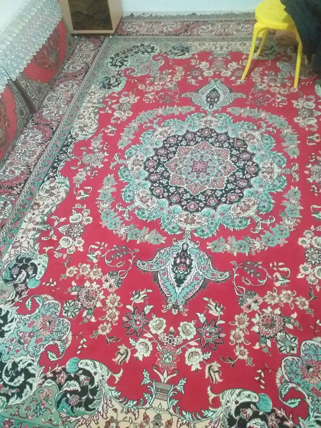 چندتخته فرش ۵۰۰ شانه درحدنو ۲ عدد۱۲ و ۳عدد ۹ متر|فرش|قروه, |دیوار