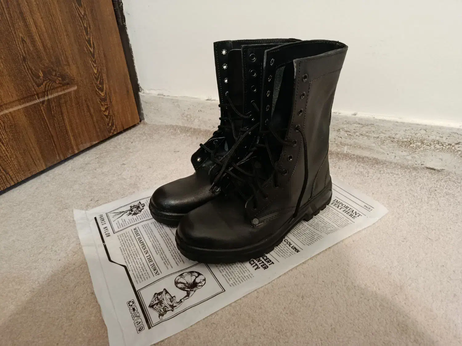 بوت (پوتین) مردانه چرمی ساق بلند|کیف، کفش، کمربند|سنندج, |دیوار