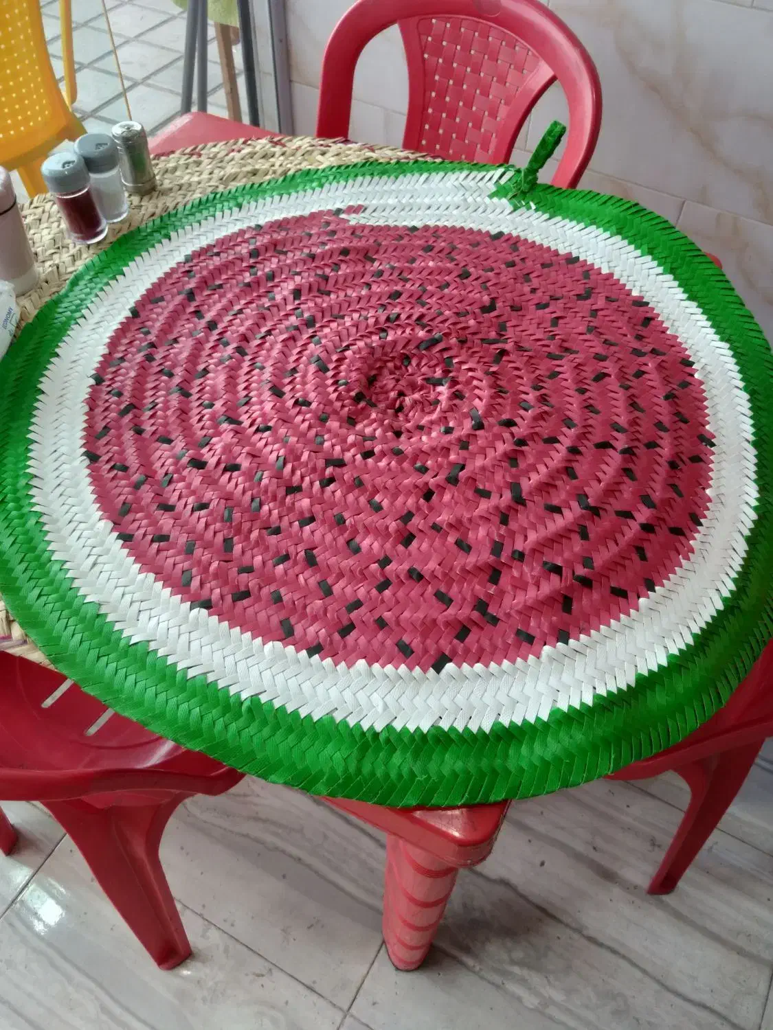 سفره حصیری|سفره، حوله، دستمال آشپزخانه|فومن, |دیوار