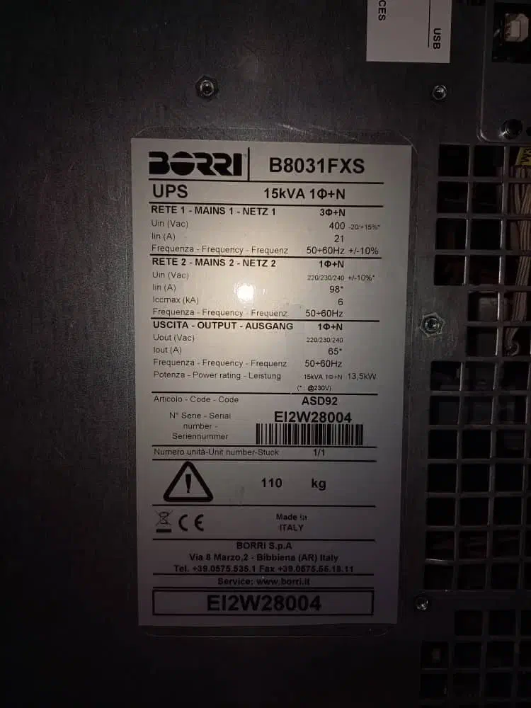 ups 15kva BORRI italya|ماشینآلات صنعتی|تهران, میدان ولیعصر|دیوار