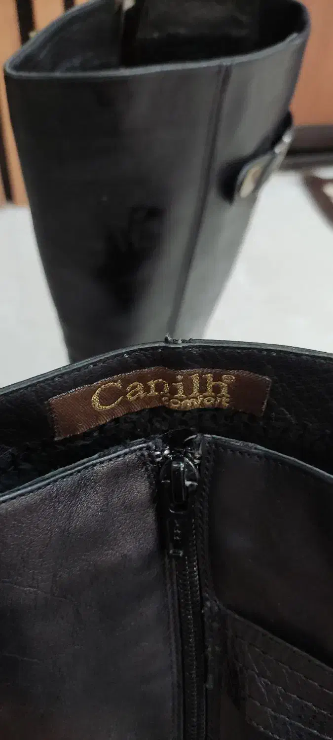 بوت بلند چرم زنانه نو|کیف، کفش، کمربند|تهران, ائمه اطهار|دیوار