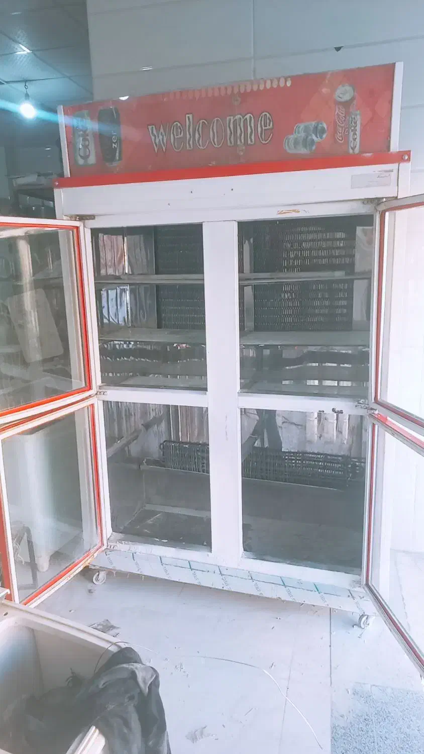 یخچال ۴درب مغازه ای موتور دانفوس اصلی برند آلمان|یخچال و فریزر|لردگان, |دیوار