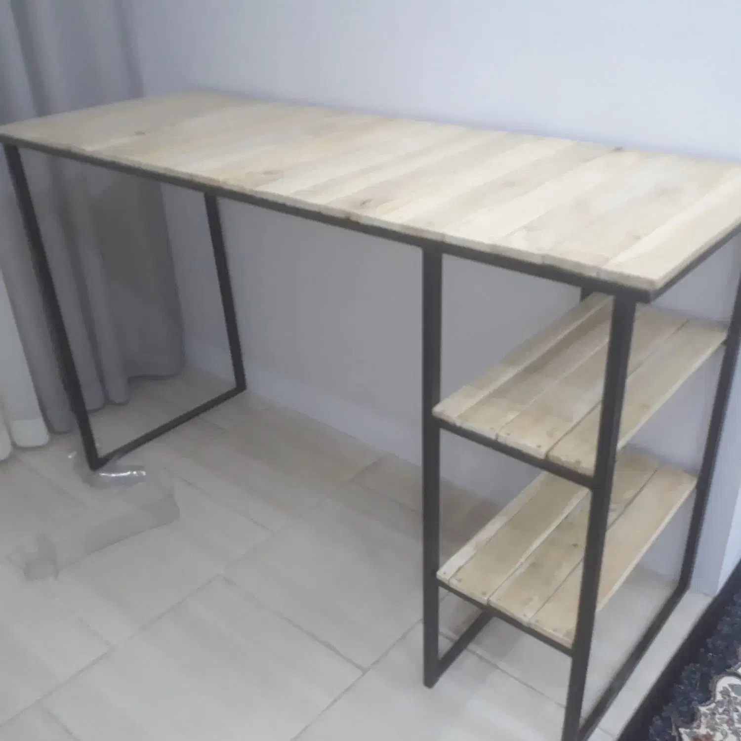 میز روستیک|کتابخانه، شلف، قفسههای دیواری|الوند, |دیوار