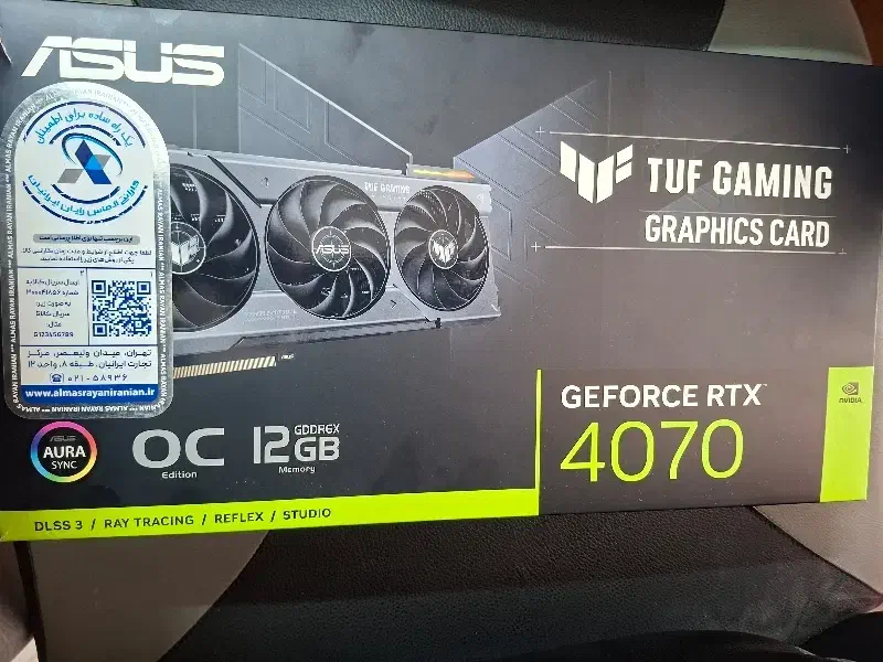 گرافیک RTX 4070 TUF GAMING|قطعات و لوازم جانبی رایانه|اصفهان, بهار آزادی|دیوار