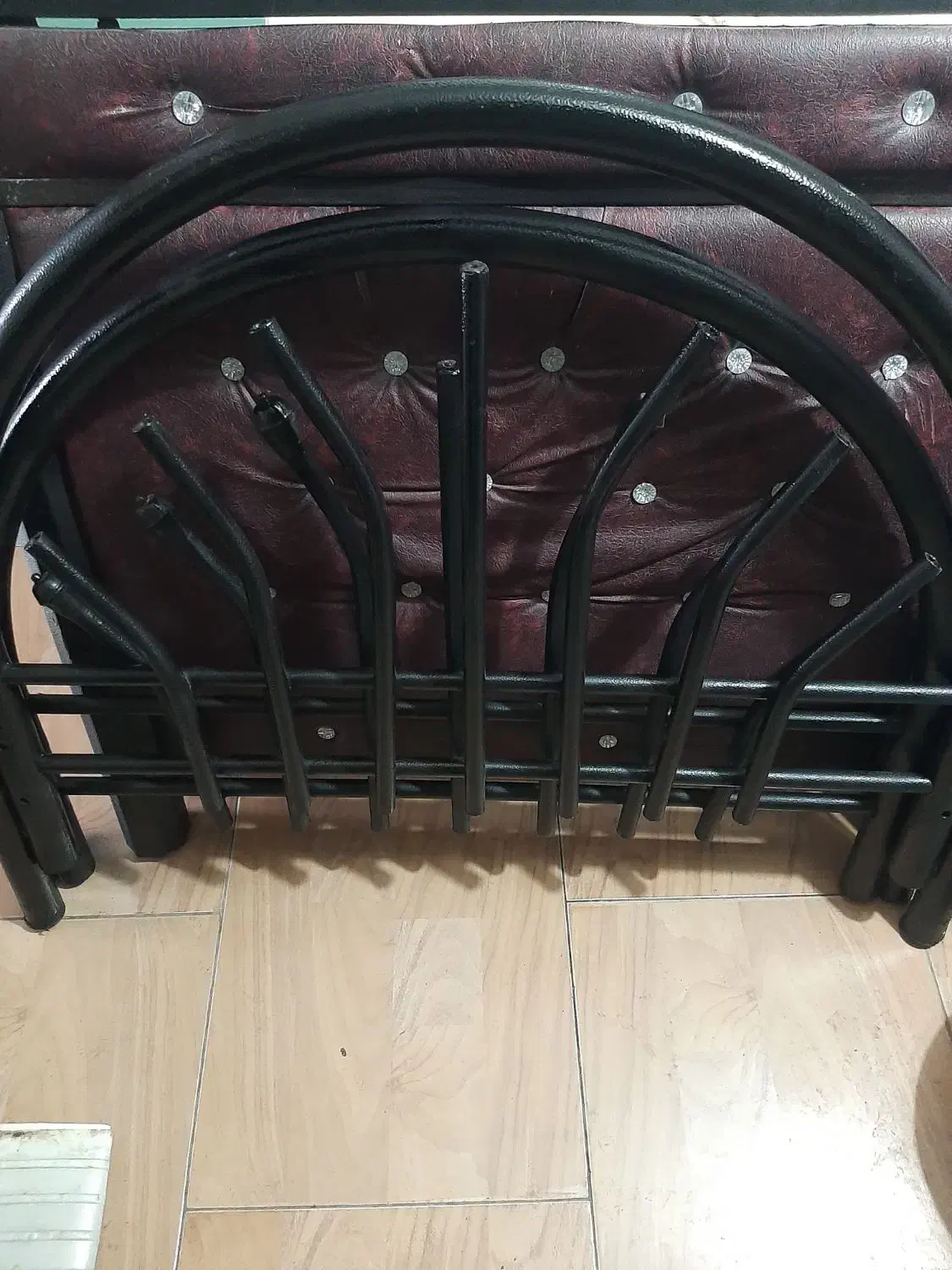 ۲ عدد تخت فلزی یکنفره|تخت و سرویس خواب|آمل, |دیوار