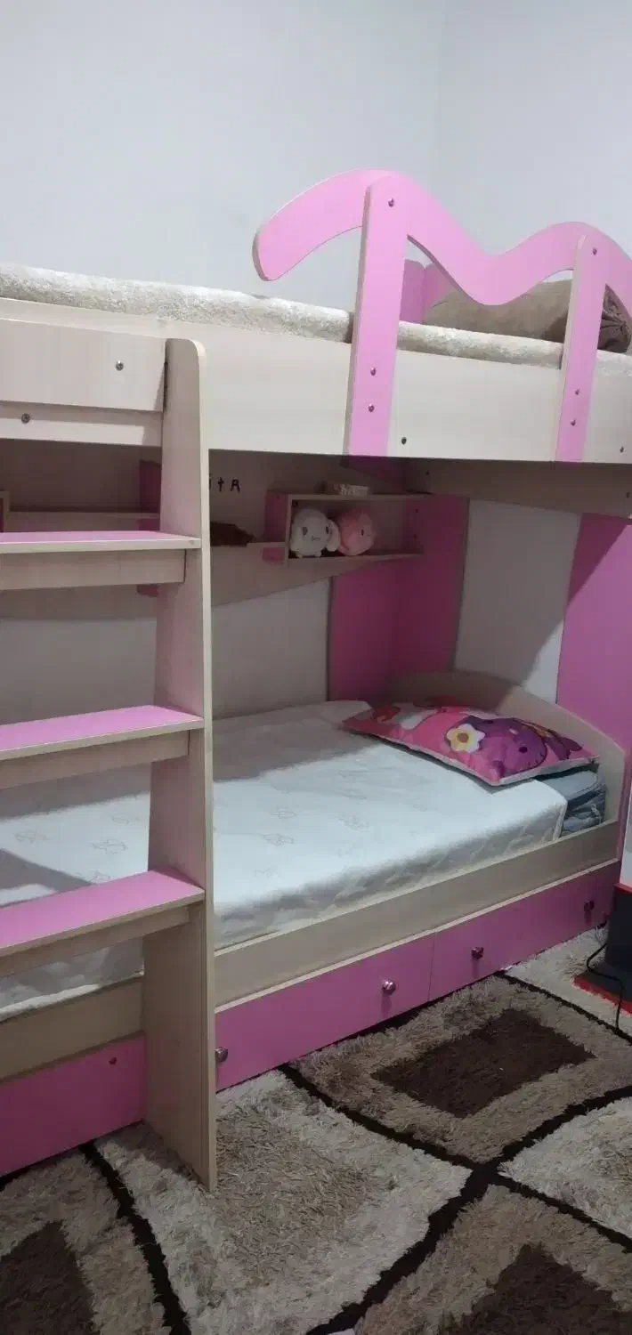 تخت خواب دوطبقه نوجوان|تخت و سرویس خواب|ملارد, |دیوار