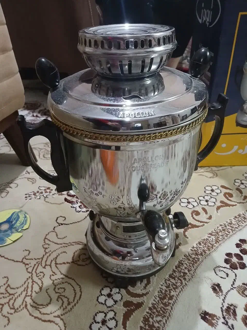 سماور گازی ۶ لیتری|سماور، چای‌ساز، قهوه‌ساز|زنجان, |دیوار