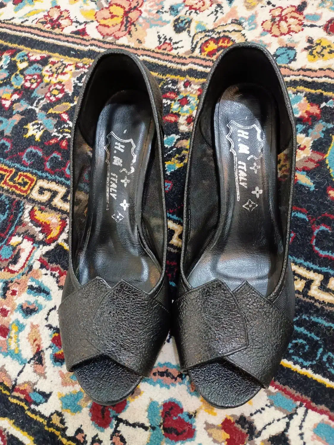 کفش مجلسی سایز 39 پاشنه 5سانت جنس ترک|کیف، کفش، کمربند|شوشتر, |دیوار