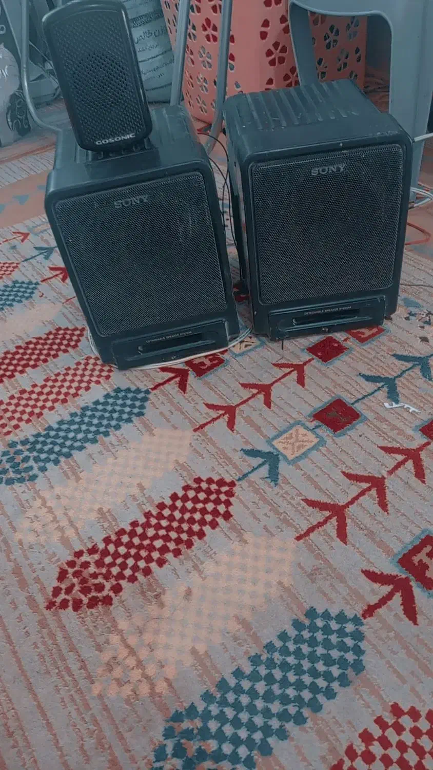 دوعدد باند سونی ویک باندکوچک کاسونیک|سیستم صوتی خانگی|قوچان, |دیوار
