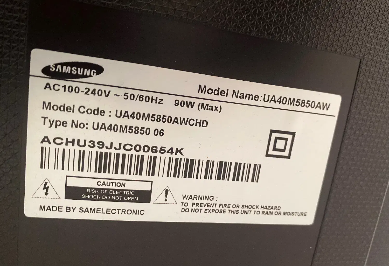 Led samsung|تلویزیون و پروژکتور|قرچک, مهدیه|دیوار