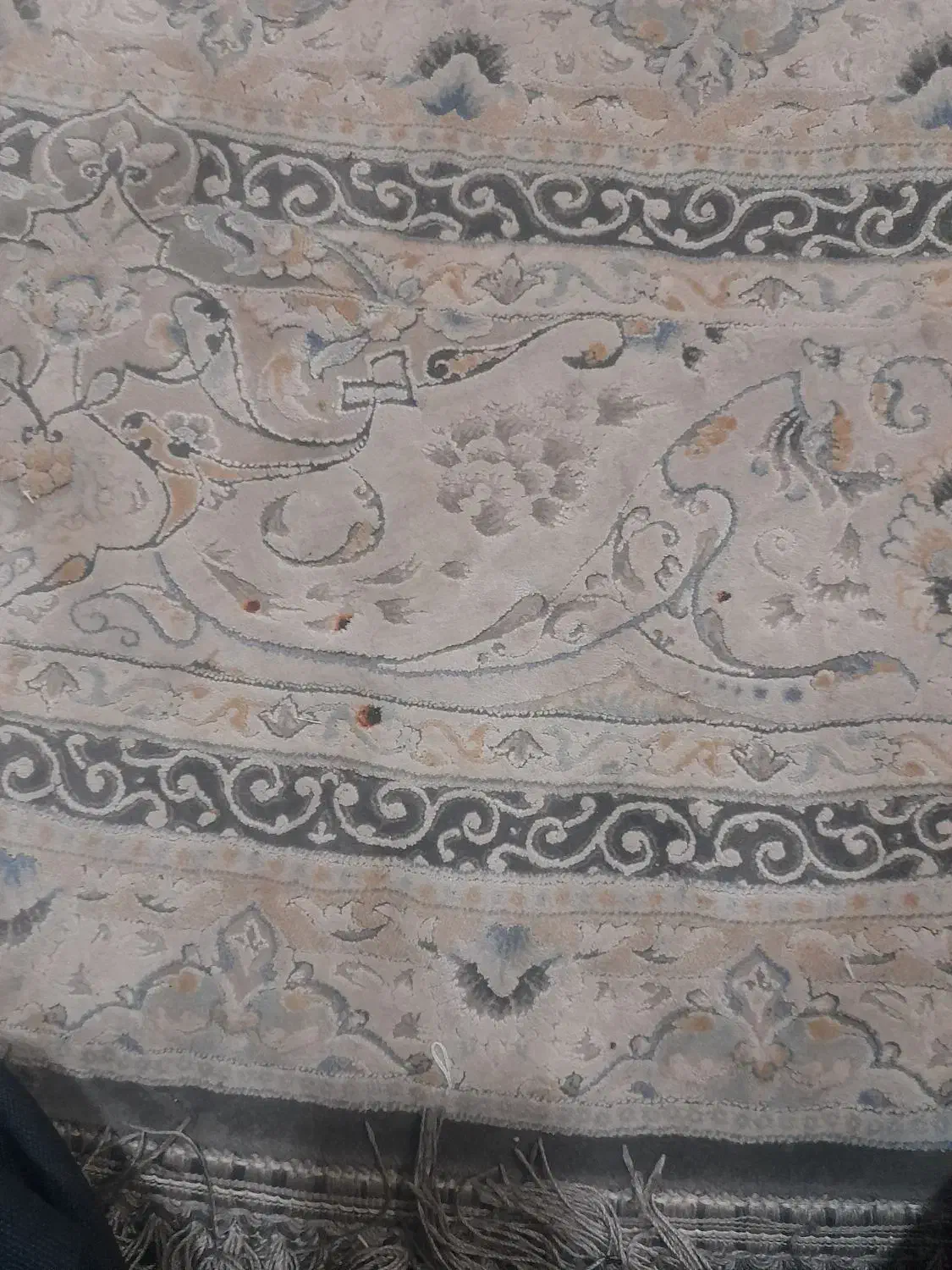 فرش گرد ۹ متری|فرش|قنوات, |دیوار