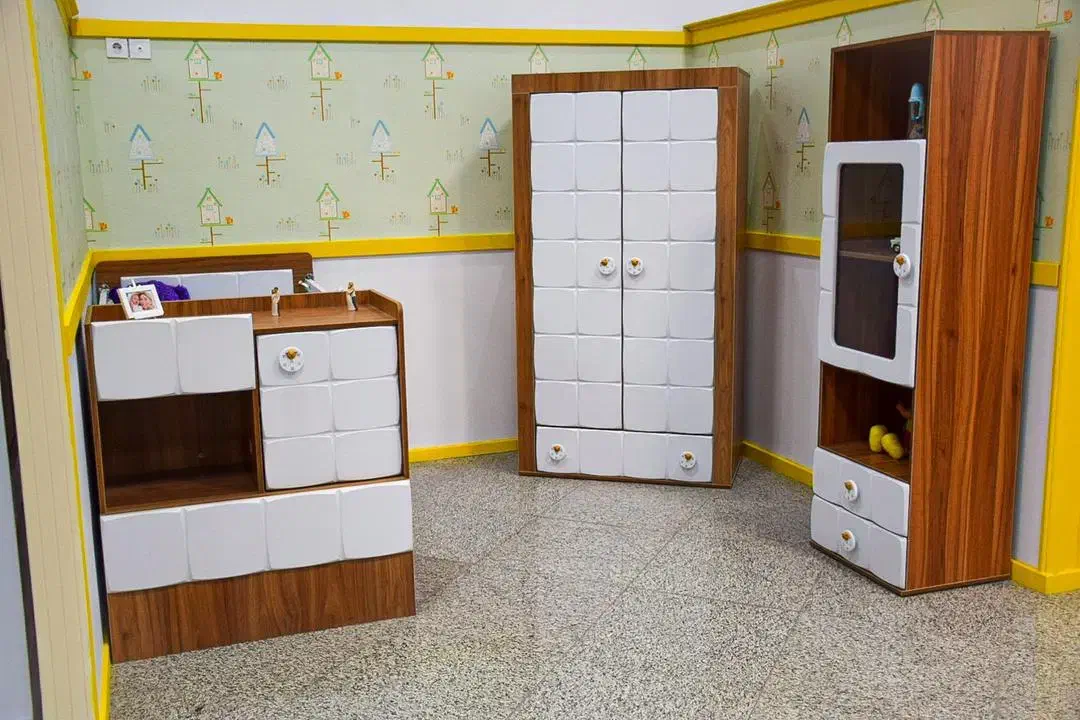 سرویسخواب نوزاد لکسوس|تخت و سرویس خواب|کرمان, |دیوار