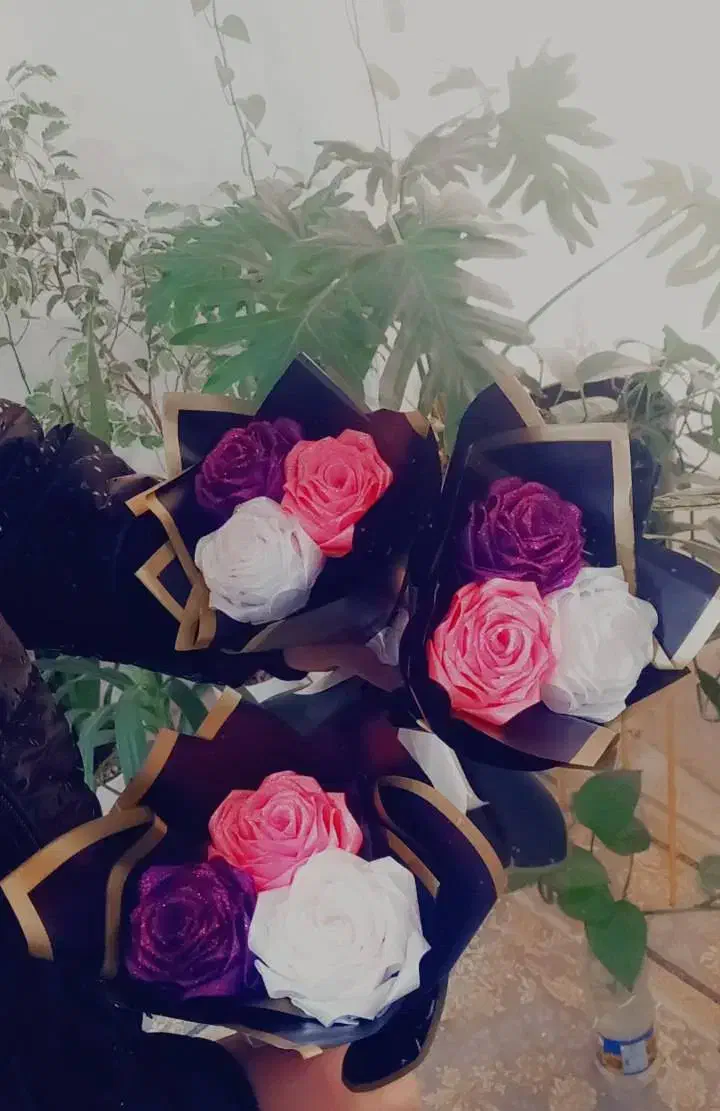 انواع باکس دسته گل رو بانی|گل مصنوعی|بندر امام خمینی, |دیوار