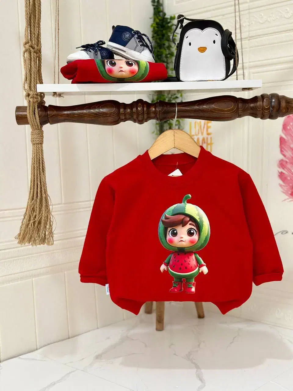 بلوز تک یلدایی نخ پنبه|کفش و لباس بچه|اهر, |دیوار